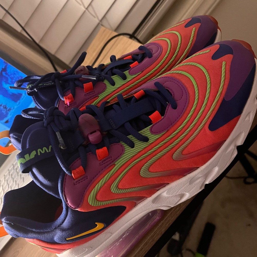 2020 Air Max 270 React ENG ‘raspberry Ripple’ colorful